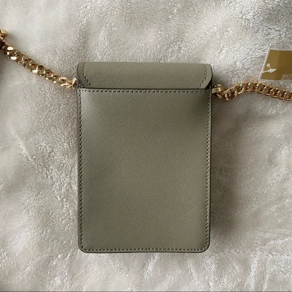 NWT Michael Kors, small olive green crossbody purse - Picture 5 of 9